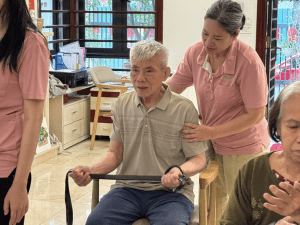 Buổi sáng tại Dưỡng lão Tâm An Nhiên